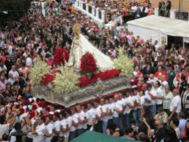 La Unión Musical de Ugíjar en 14 de Octubre en Ugíjar, acompañando a nuestra queridísima Virgen del Martirio.